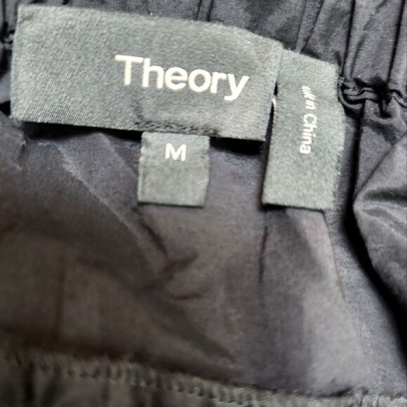 Theory Tiered Halter Midi Dress Womens Black Size M - Picture 7 of 10